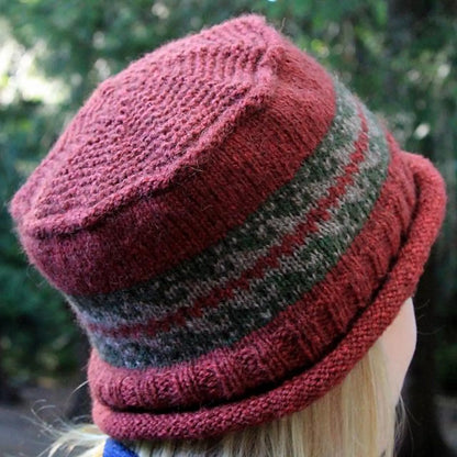 Brimmed Hat Knitting Pattern