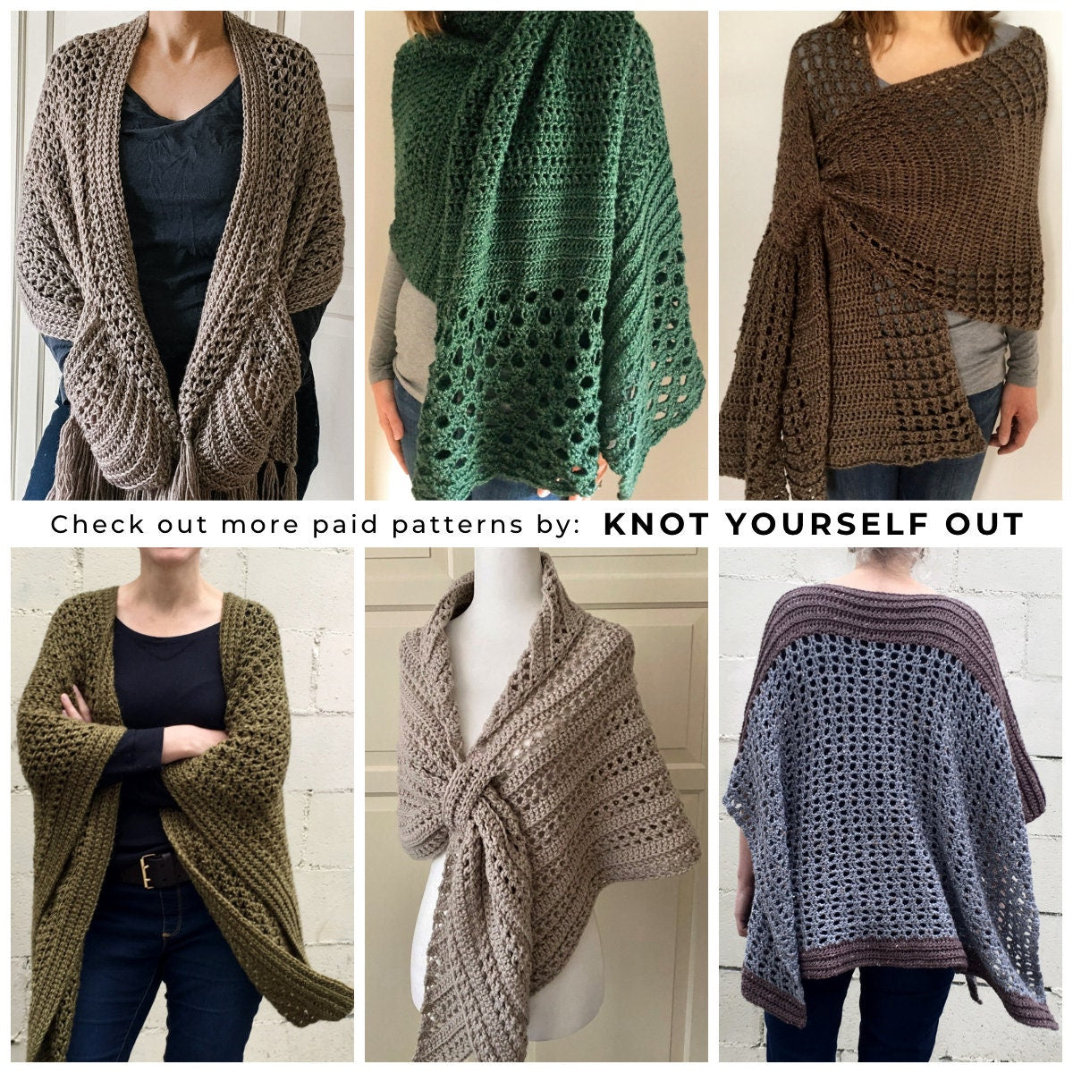Prayer Triangle Shawl Crochet Pattern