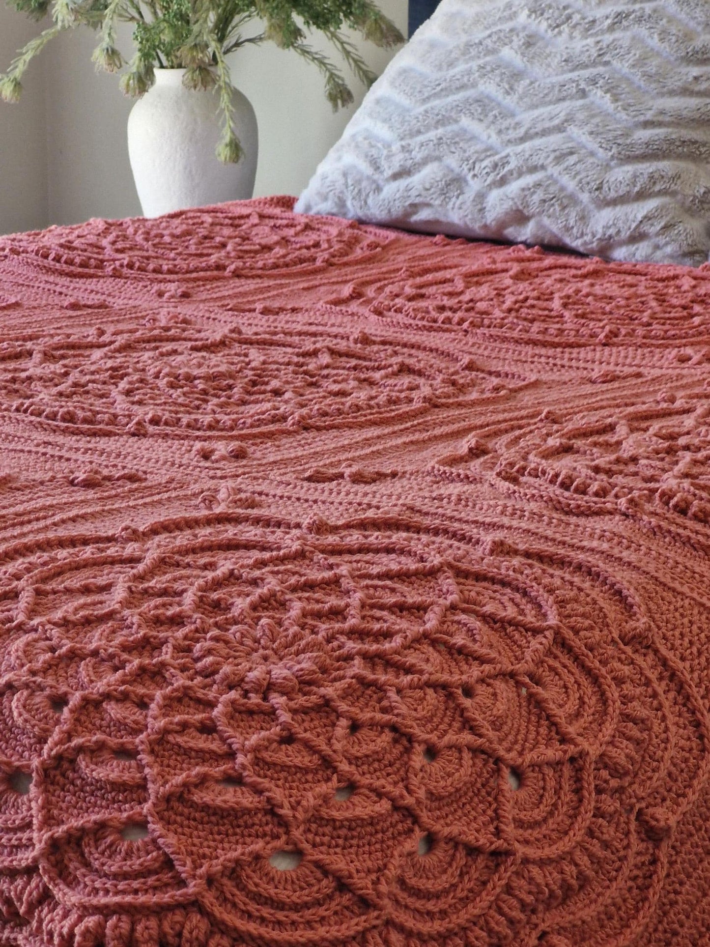 Queen Bed Afghan Crochet Pattern