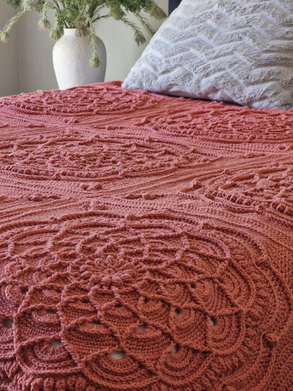 Queen Bed Afghan Crochet Pattern