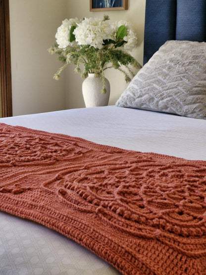 Queen Bed Afghan Crochet Pattern