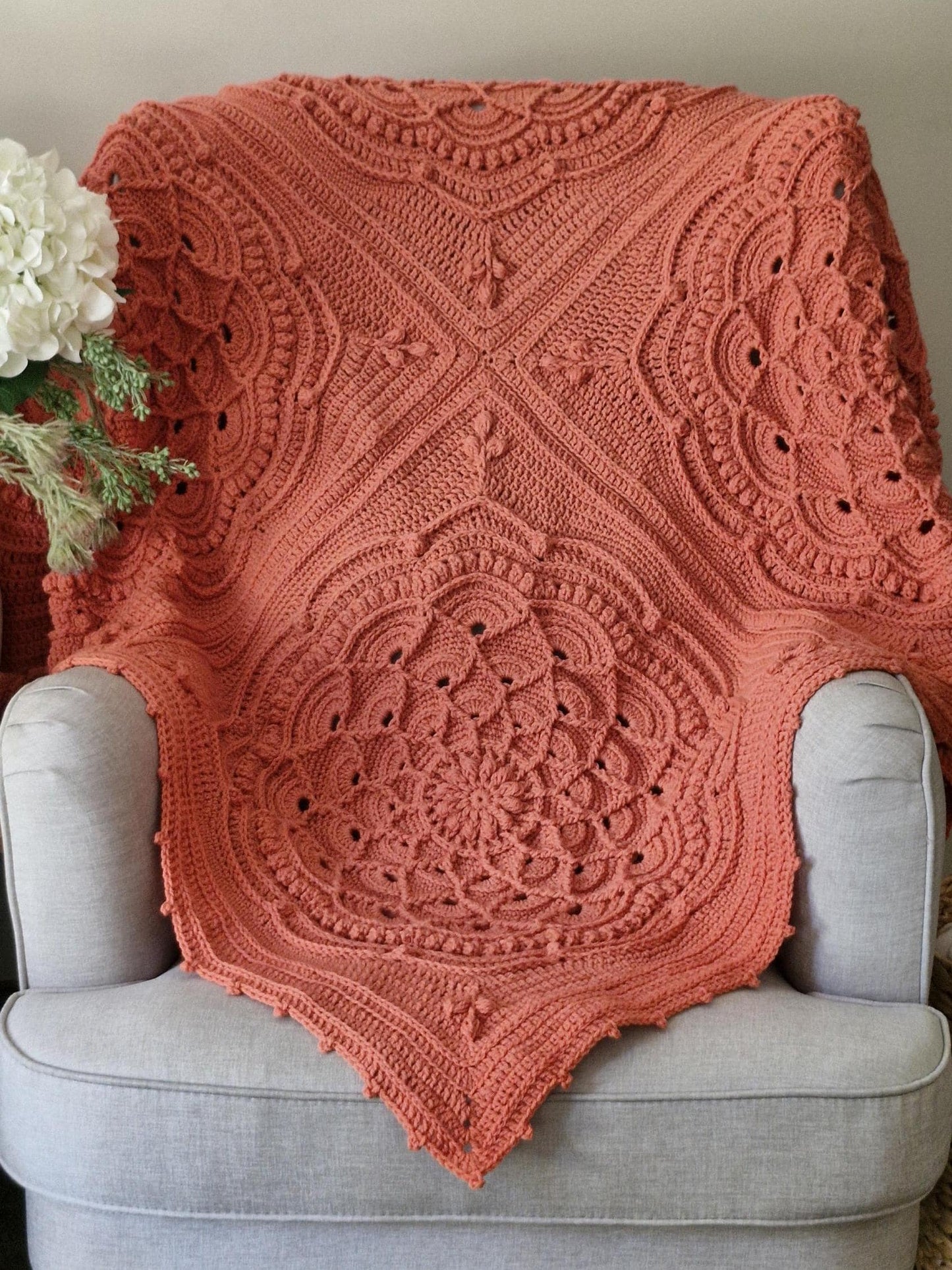 Queen Bed Afghan Crochet Pattern