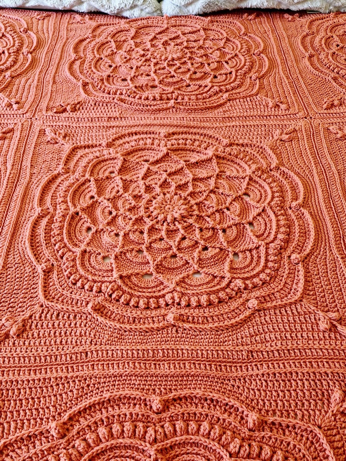 Queen Bed Afghan Crochet Pattern