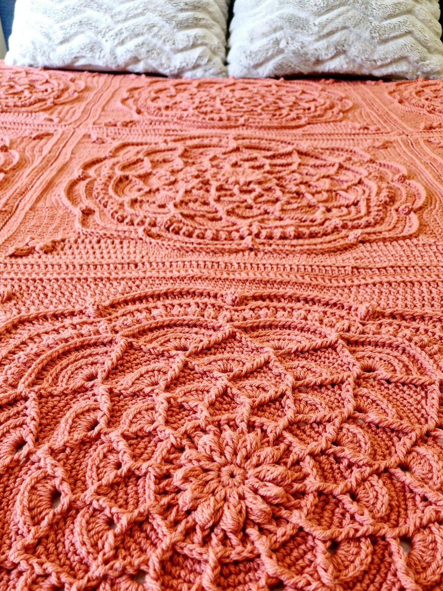 Queen Bed Afghan Crochet Pattern