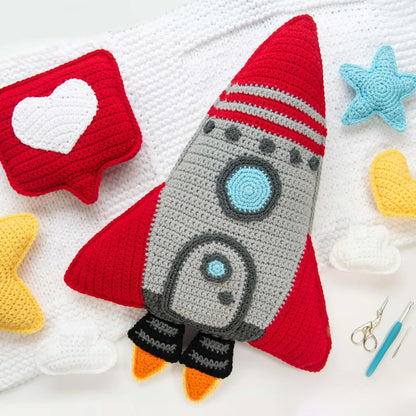 Rocket Pillow Crochet Pattern