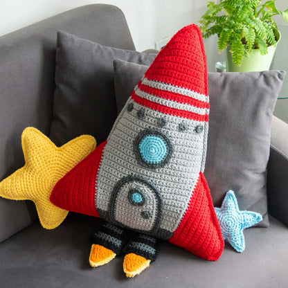 Rocket Pillow Crochet Pattern