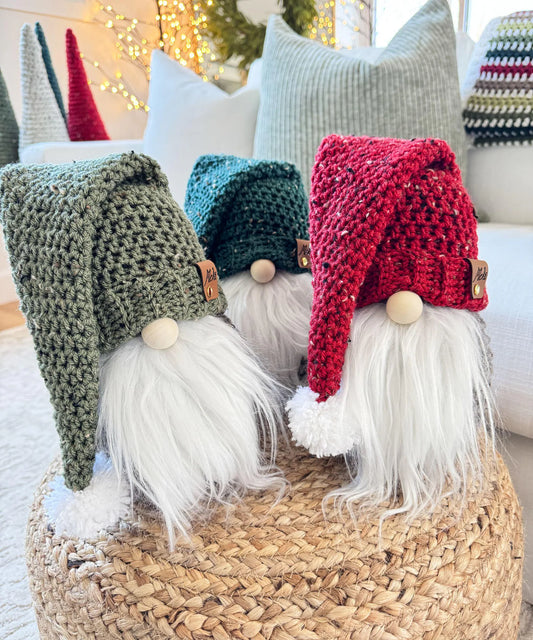 Rustic Farmhouse Holiday Gnome Crochet Pattern