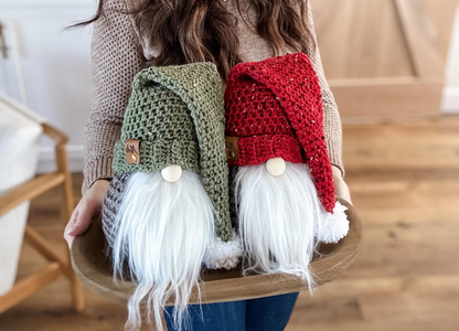 Rustic Farmhouse Holiday Gnome Crochet Pattern