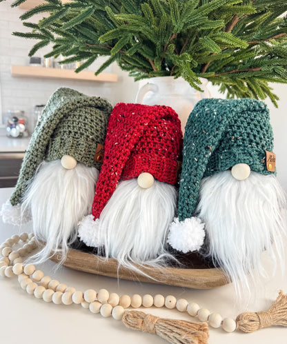 Rustic Farmhouse Holiday Gnome Crochet Pattern