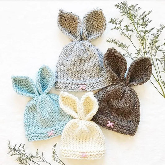 Rustic Bunny Toque Knitting Pattern