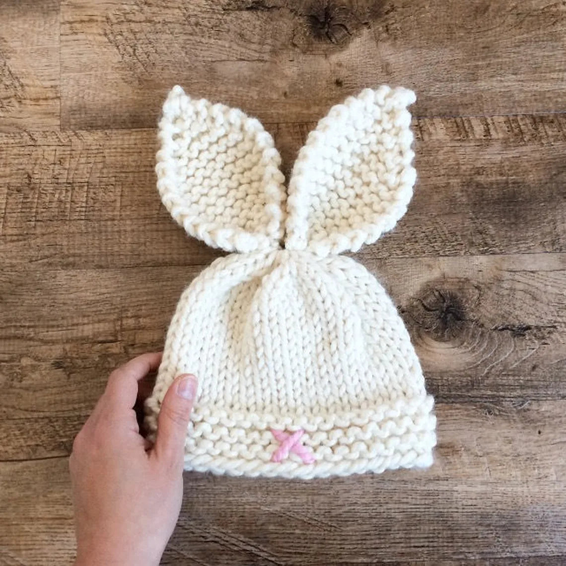 Rustic Bunny Toque Knitting Pattern