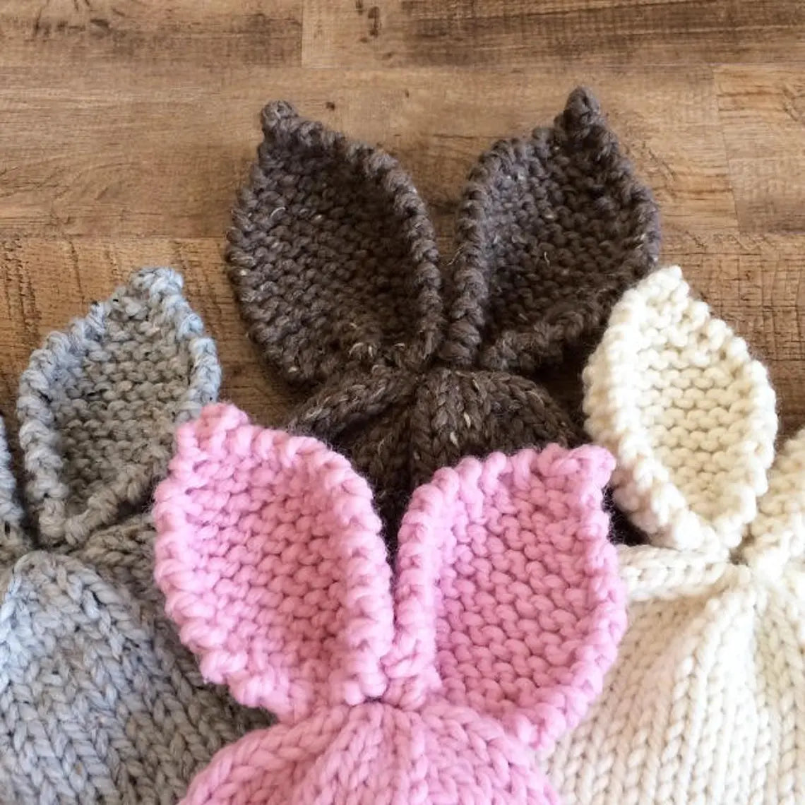 Rustic Bunny Toque Knitting Pattern