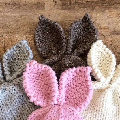 Rustic Bunny Toque Knitting Pattern