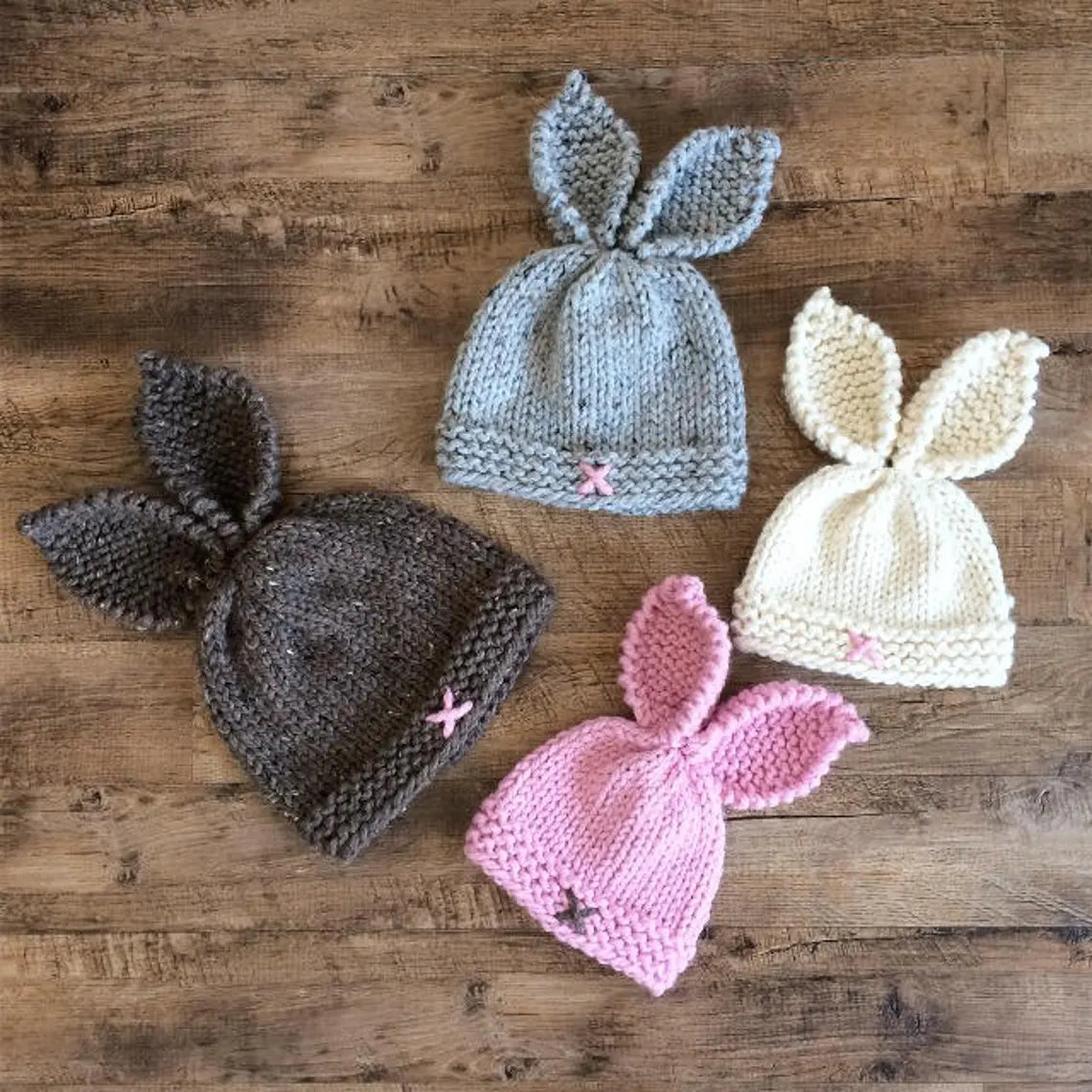 Rustic Bunny Toque Knitting Pattern
