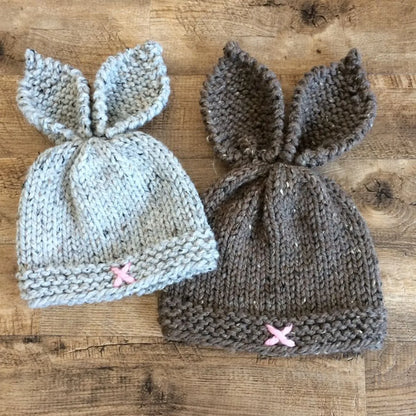Rustic Bunny Toque Knitting Pattern