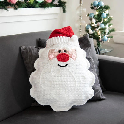 Santa Claus Pillow Crochet Pattern