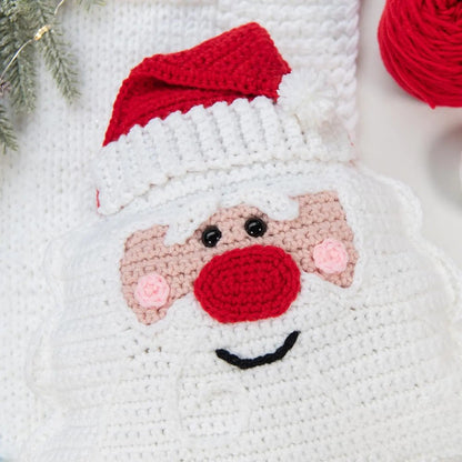 Santa Claus Pillow Crochet Pattern