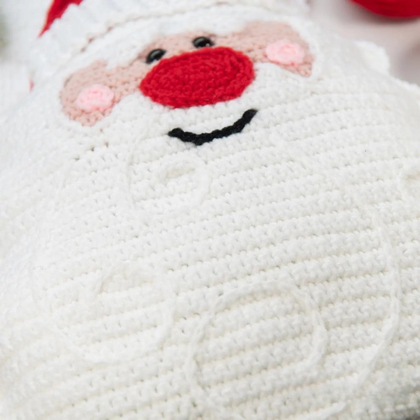 Santa Claus Pillow Crochet Pattern