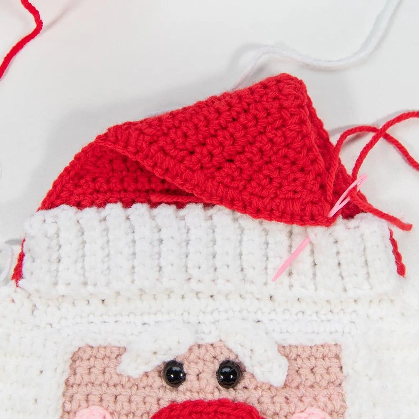 Santa Claus Pillow Crochet Pattern