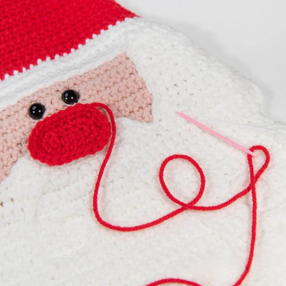 Santa Claus Pillow Crochet Pattern