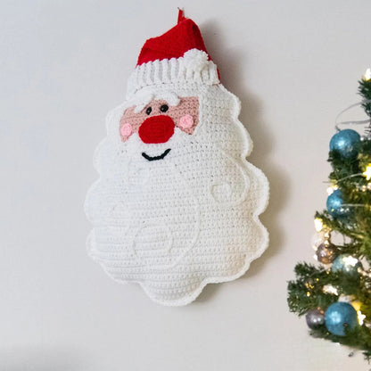 Santa Claus Pillow Crochet Pattern