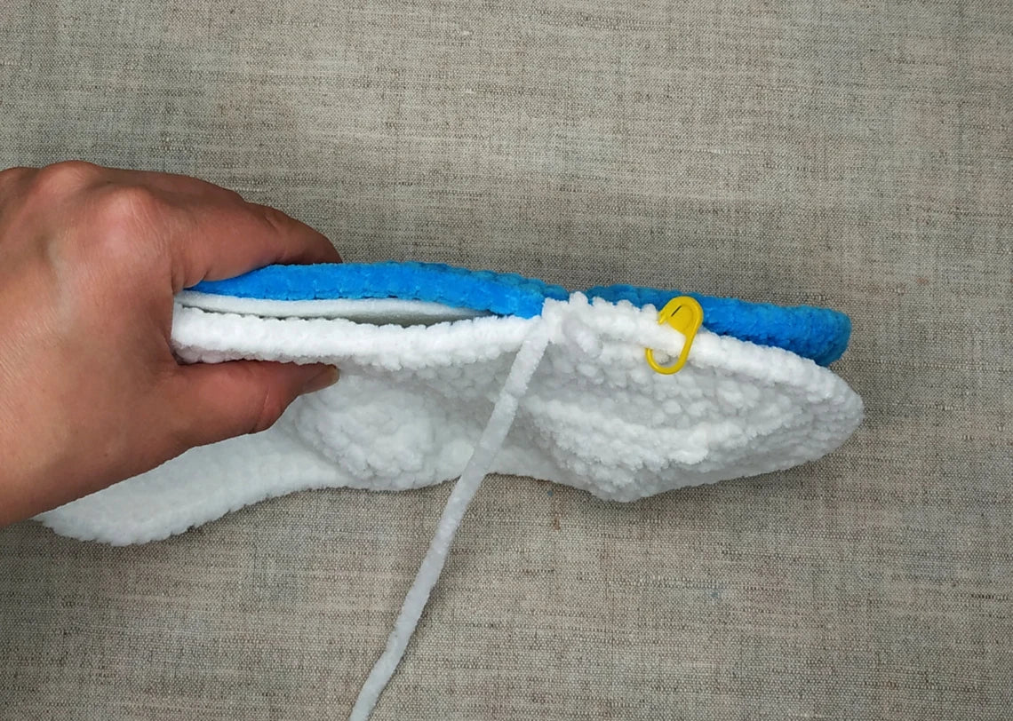 Snowman Slippers Crochet Pattern