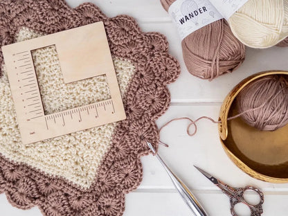 Shell and Lace Crochet Throw Pattern