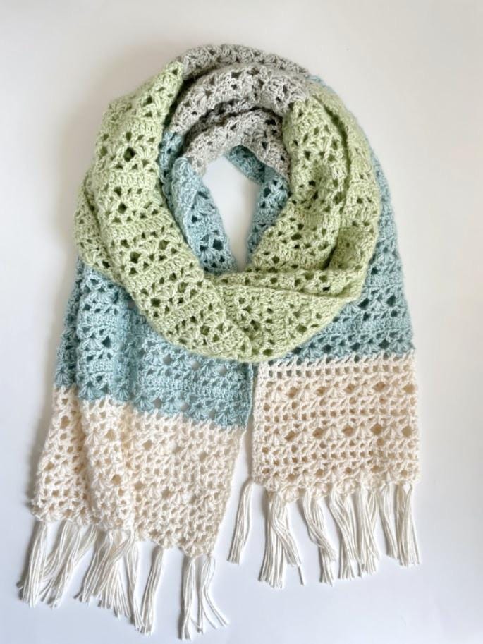 Seabreeze Scarf Crochet Pattern