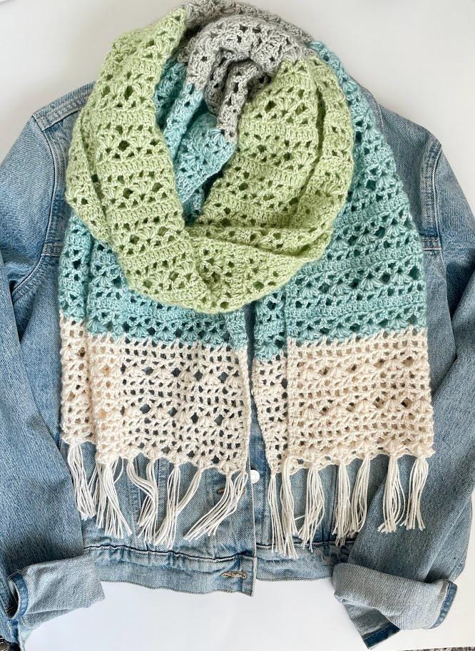 Seabreeze Scarf Crochet Pattern