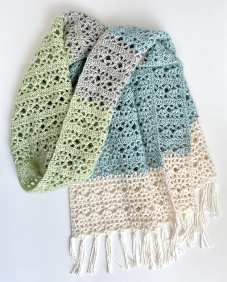 Seabreeze Scarf Crochet Pattern