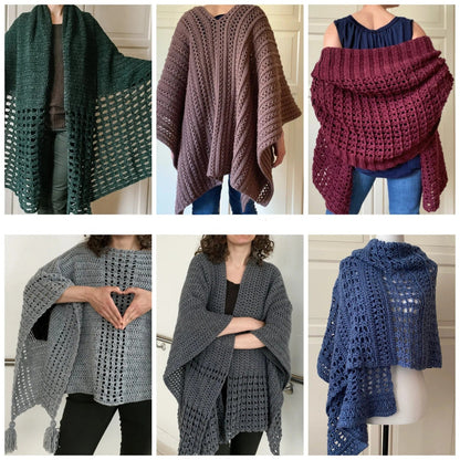 Easy Shawl Wrap Crochet Pattern