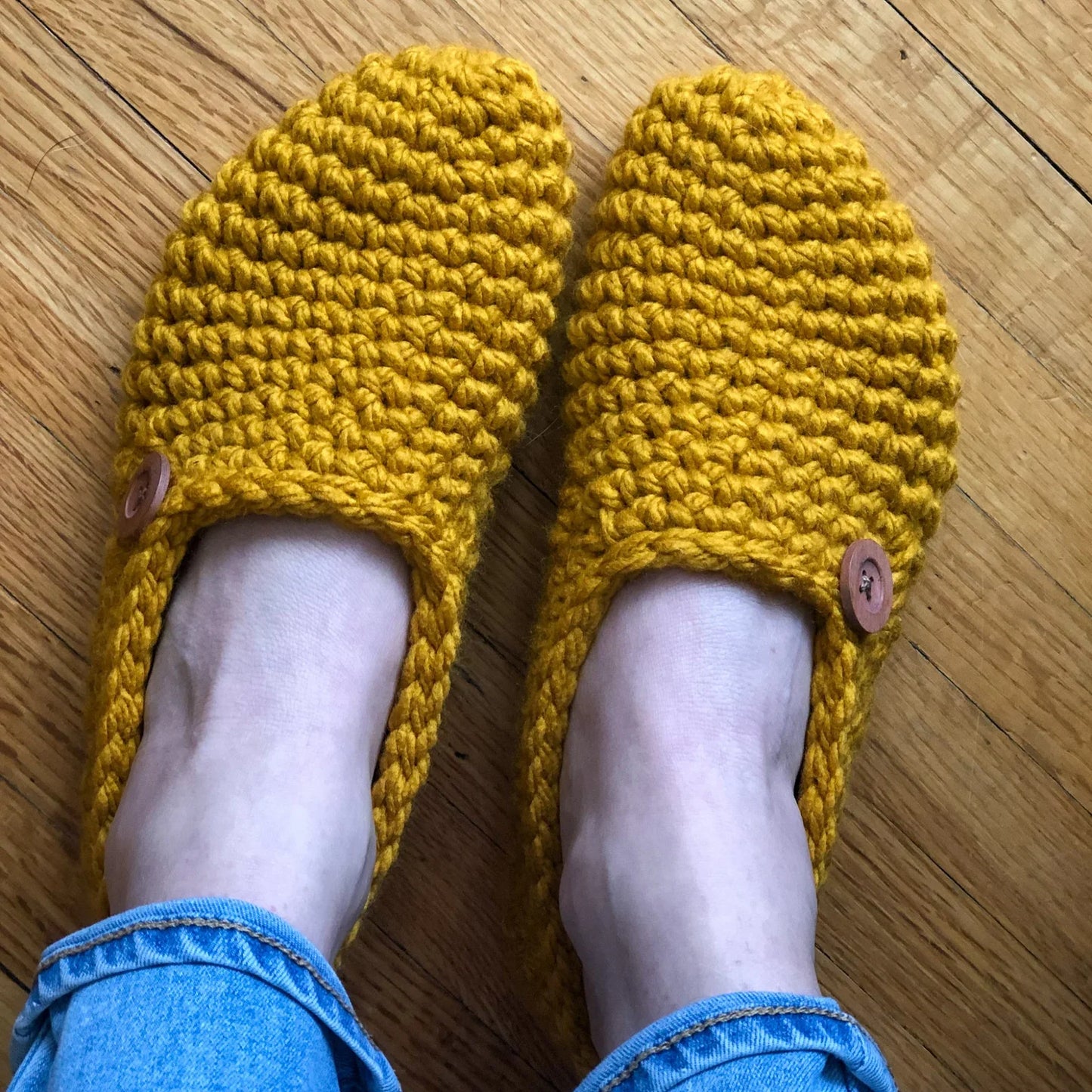 Retro Crochet Slipper Pattern