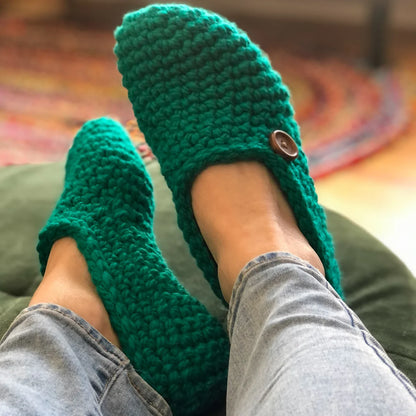 Retro Crochet Slipper Pattern