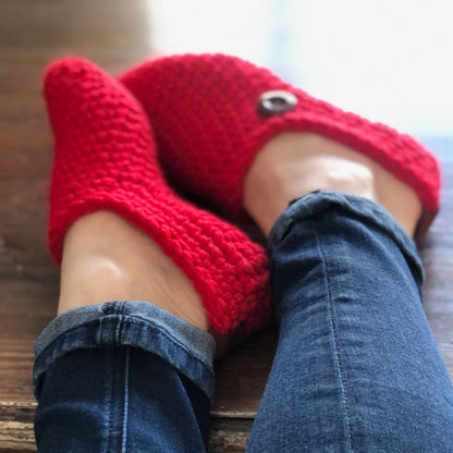 Retro Crochet Slipper Pattern