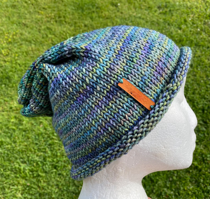 Slouchy Beanie Knitting Pattern