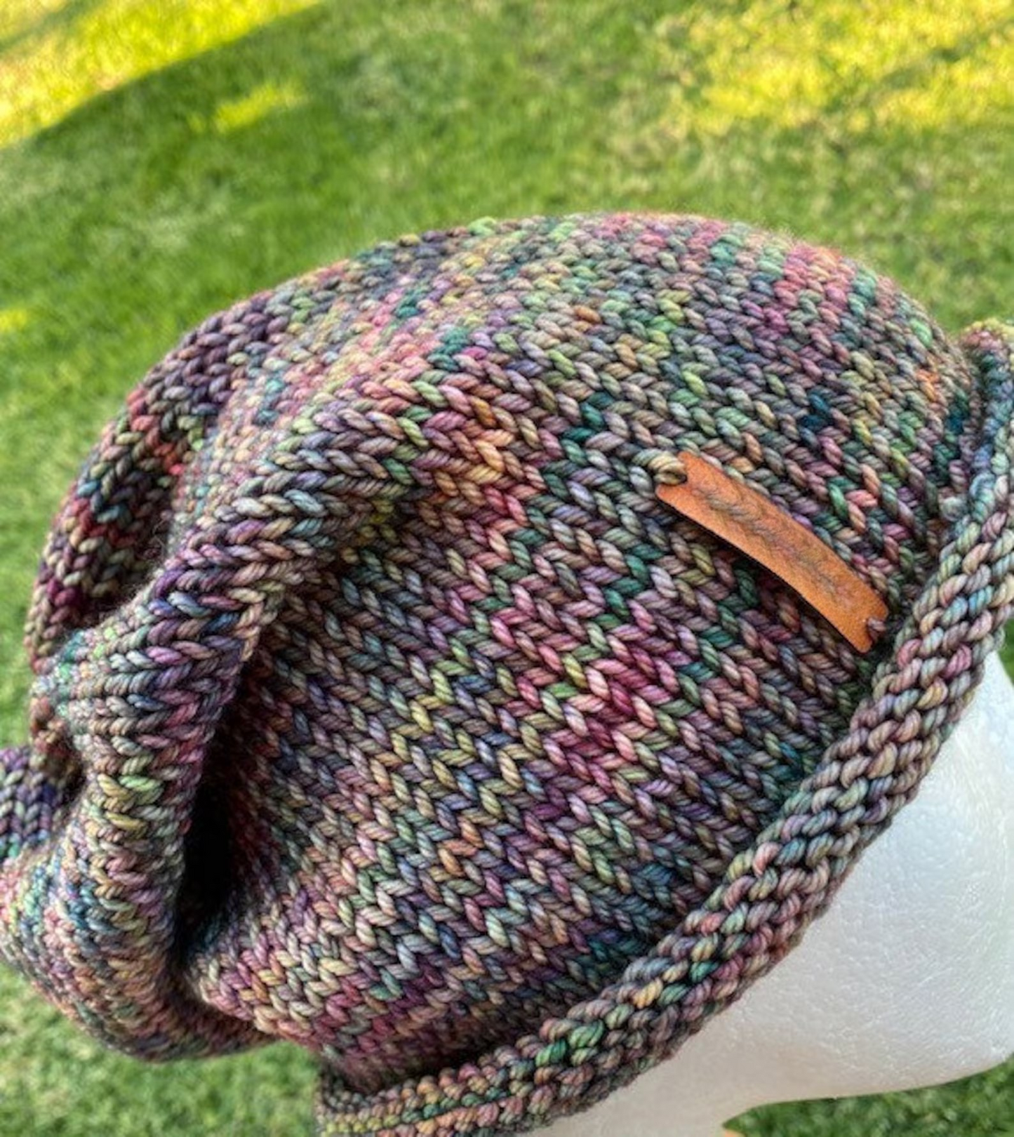 Slouchy Beanie Knitting Pattern