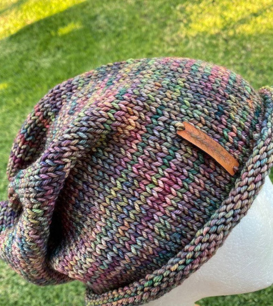 Slouchy Beanie Knitting Pattern