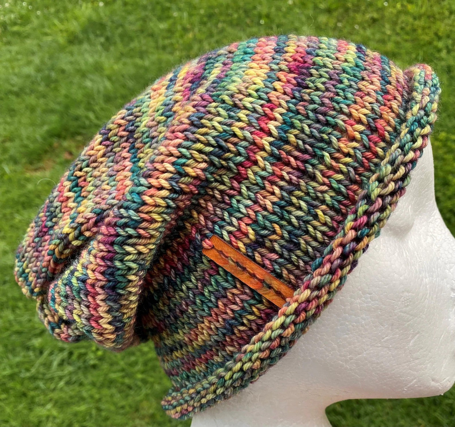 Slouchy Beanie Knitting Pattern