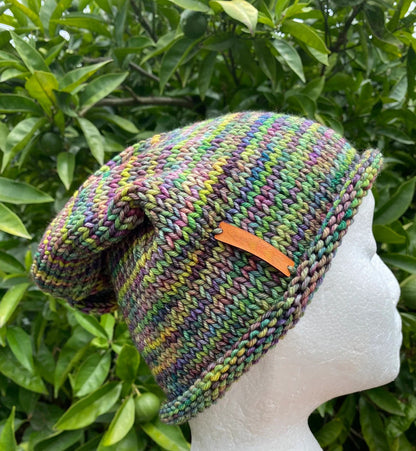 Slouchy Beanie Knitting Pattern