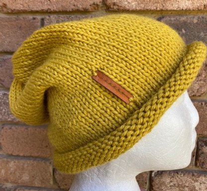 Slouchy Beanie Knitting Pattern