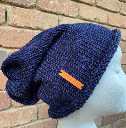 Slouchy Beanie Knitting Pattern