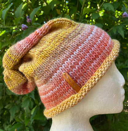 Slouchy Beanie Knitting Pattern