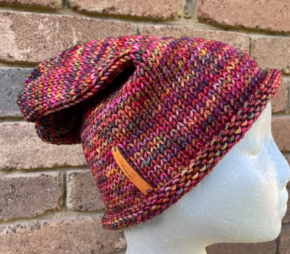 Slouchy Beanie Knitting Pattern