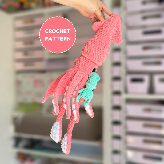 The Low-Sew Squid Crochet Pattern
