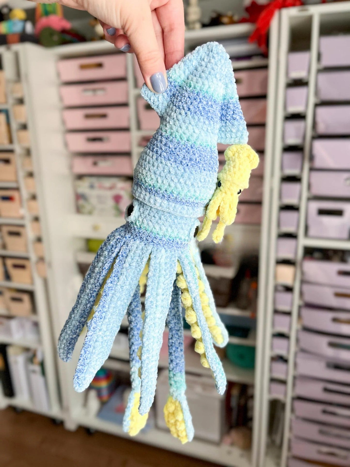 The Low-Sew Squid Crochet Pattern