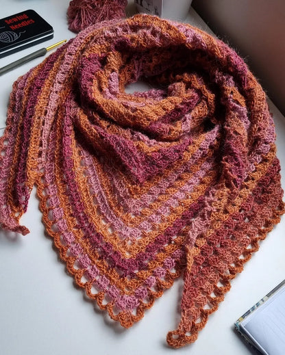Elegance Shawl Crochet Pattern