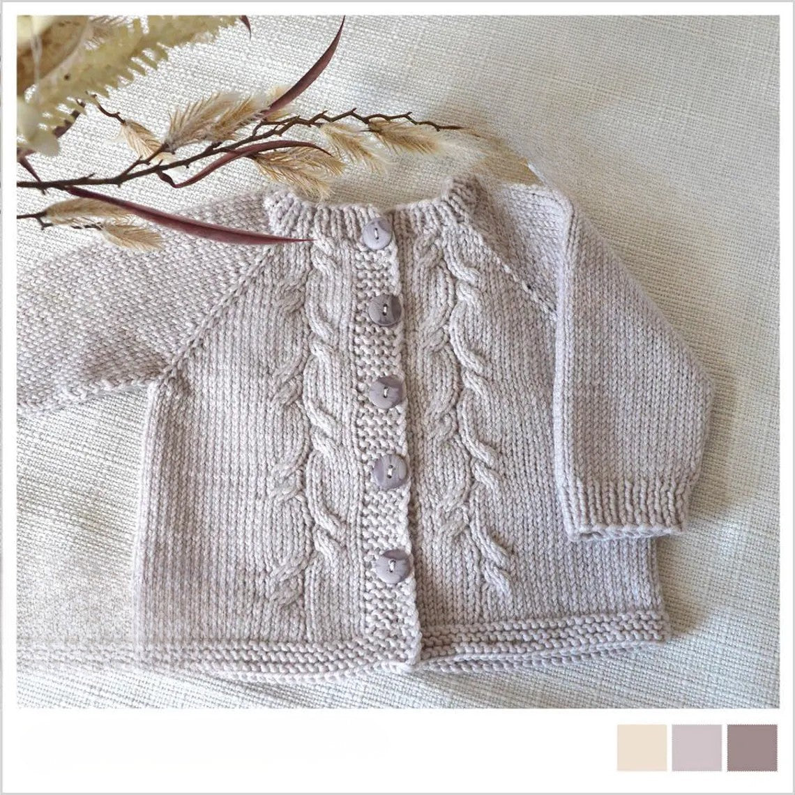 Willow Shale Cardigan Knitting Pattern