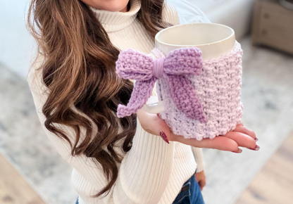 Winterberry Mug Cozy Crochet Pattern