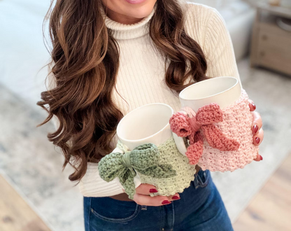 Winterberry Mug Cozy Crochet Pattern