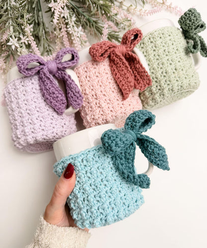 Winterberry Mug Cozy Crochet Pattern